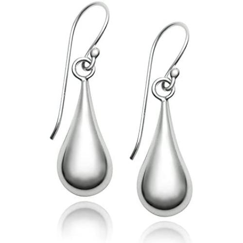 Silverline - Sterling Silver Polished Teardrop Dangle Earrings