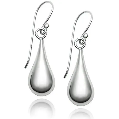 Silverline - Sterling Silver Polished Teardrop Dangle Earrings Silverline - Sterling Silver Polished Teardrop Dangle Earrings