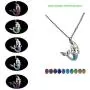 Fineder 1 Pack Mermaid Mood Necklace Color Change Pendant Jewelry for Little Girls with Blue Shell Necklace Gift Box …