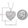 Evoque Diamond and Sterling Silver Heart-Shaped Puff Pendant (1/10 Cttw, J-K Color, I1-I2 Clarity) Hypoallergenic Durable Stunning Pendant for Women 18'' Sterling Silver Chain Evoque Diamond and Sterling Silver Heart-Shaped Puff Pendant (1/10 Cttw, J-K Color, I1-I2 Clarity) Hypoallergenic Durable Stunning Pendant for Women 18'' Sterling Silver Chain
