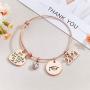 NEWNOVE Class of 2021 Graduation Gifts You are Braver Than You Believe Inspirational Charm Bracelet High School College Graduation Gifts for Her