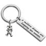 Zuo Bao Inspirational Gift Greatest Showman Inspired PT Barnum Joker Jewelry Dreamer Gift A Million Dreams are Keeping Me Awake Keychain