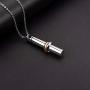 Cat Eye Jewels Pendant Urn Necklace for Humen Ashes Stainless Keepsake Memorial Ash Holder