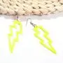 BELUCKIN Multicolor Acrylic Exaggerated Party Women Lightning Bolt Dangle Earrings Accessories Jewelry BELUCKIN Multicolor Acrylic Exaggerated Party Women Lightning Bolt Dangle Earrings Accessories Jewelry