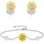 You Are My Sunshine Sunflower Bracelet Earrings Jewelry Gifts for Women Daughter You Are My Sunshine Sunflower Bracelet Earrings Jewelry Gifts for Women Daughter