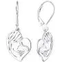YL Mother and Daughter Earrings Sterling Silver Mum Hold Child Heart Dangle Drop Earrings Jewelry for Mom YL Mother and Daughter Earrings Sterling Silver Mum Hold Child Heart Dangle Drop Earrings Jewelry for Mom