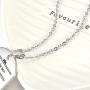danjie Stainless Steel Dog Tag Letters to My Son.Love mom Pendant Necklace,Inspirational Gifts for Son Jewelry