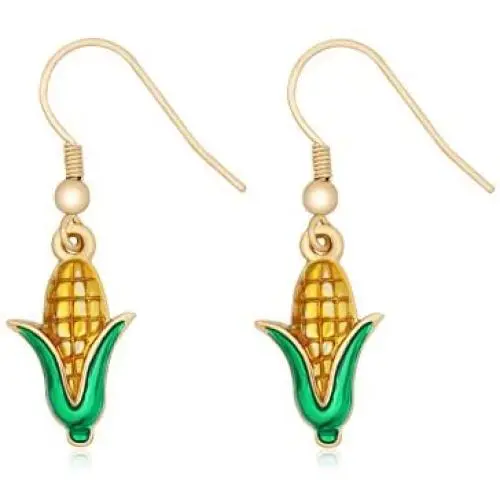 Fashion Women Jewelry Corn Dangle Earrings Plants Nature Charm Earrings for Girls Fashion Women Jewelry Corn Dangle Earrings Plants Nature Charm Earrings for Girls