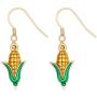 Fashion Women Jewelry Corn Dangle Earrings Plants Nature Charm Earrings for Girls