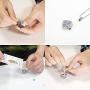LYFML Cremation Jewelry Urn Necklace for Ashes for Pet Dog Cats, Engraved No Longer by My Side, But Forever in My Heart, Memorial Pendant Made of Titanium Steel, Support for Customization