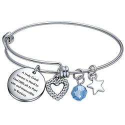 Mentor Coworker Leaving Gift, A Truly Great Mentor is Impossible to Replace Bracelet for Mentor Coach Friends