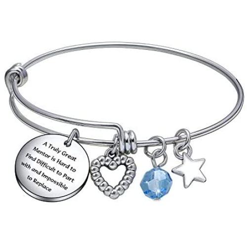 Mentor Coworker Leaving Gift, A Truly Great Mentor is Impossible to Replace Bracelet for Mentor Coach Friends