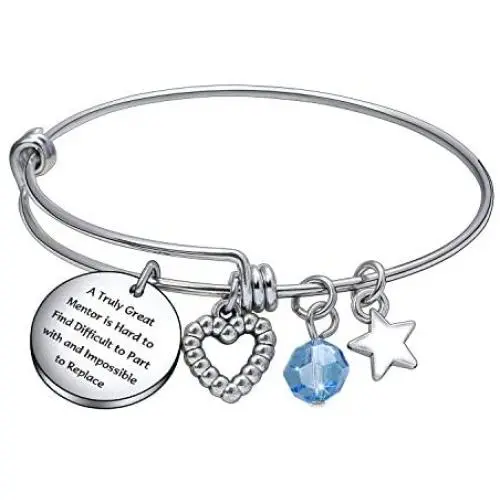 Mentor Coworker Leaving Gift, A Truly Great Mentor is Impossible to Replace Bracelet for Mentor Coach Friends Mentor Coworker Leaving Gift, A Truly Great Mentor is Impossible to Replace Bracelet for Mentor Coach Friends
