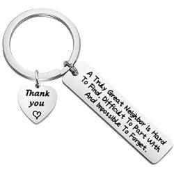 MAOFAED Neighbor Gift Neighbor Moving Away Gift A Truly Great Neighbor is Hard to Find Difficult to Part with and Impossible to Forget Thank You Gift for Neighbos