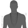 Jstyle Stainless Steel Link Curb Chain Necklace for Men Women 3 Pcs 3.5mm