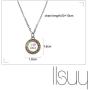 LLsuy Alpha Kappa Alpha Necklace Sorority Jewelry AKA Sorority Gifts for Women Girls