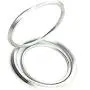 DevDeep (Family Pack Set of 3) Punjabi/Sikh Steel Kada/Kara Men/Women/Kid Internal Dia 6.7CM,6CM & 3.5