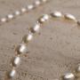 S.Leaf Pearl Necklace for Women Pearl Necklace Choker Dainty Gold Necklace