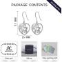 Elephant Earrings Gifts for Women, AEONSLOVE 925 Sterling Silver Womens Lucky Elephant Drop Dangle Earrings Mothers Day Jewelry Gifts for Women Mom Wife Girls