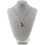My Prime Gifts Snap Jewelry Rose Gold Rhinestone Infinity Pendant Holds18-20mm