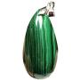 DUOVEKT Natural Green Malachite Necklace Pendant Jewelry for Woman Man 33x17x10mm Beads Stone Crystal Gemstone AAAAA