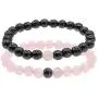 ZHEPIN 8MM Couples Bracelets Natural Amethyst Black Agate Hematite Rose Quartz Lava Stone Gemstone Bracelet for Women Men Energy Healing Stone Crystals ZHEPIN 8MM Couples Bracelets Natural Amethyst Black Agate Hematite Rose Quartz Lava Stone Gemstone Bracelet for Women Men Energy Healing Stone Crystals