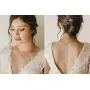 SWEETV Cubic Zirconia Wedding Bridal Backdrop Necklace for Brides, Crystal Dainty Back Necklace, Body Chain Jewelry for Women Prom SWEETV Cubic Zirconia Wedding Bridal Backdrop Necklace for Brides, Crystal Dainty Back Necklace, Body Chain Jewelry for Women Prom