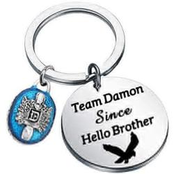 POTIY Vampire Fans Gift Vampire Inspired Jewelry Team Damon Since Hello Brother Movie Jewelry For Women Girls