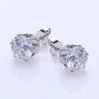 Cz Stud Earrings For Women, Cubic Zirconia Hypoallergenic Sensitive Ears Copper Claw Cartilage Piercing Earring Set For Teen Girls Men Pack Of 6 Pairs Jewelry