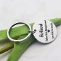 Meibai Funny Retirement Gift for Husband or Dad I Thought I Retired But Now I Just Work for My Wife Keychain