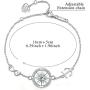 Esberry ✦Gifts for Mothers Day✦18K Gold Plated 925 Sterling Silver Bracelets Birthstone Set Rudder Shape Bracelets Birthday Gifts for Women Girls Mom Mother Wife Girlfriend