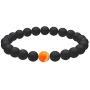 SIVITE 2PCS Natural Lava Stone Multicolor Weathered Agate Beads Bracelet Essential Oil Diffuser Bracelet