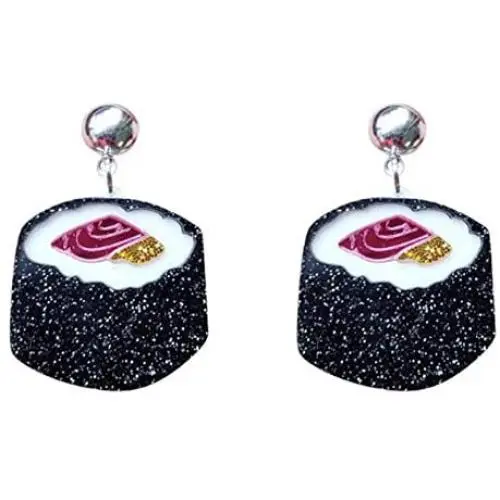 CutieJewelry Womens Sushi Japanese Cute Novelty Unique Statement Dangle Earrings CutieJewelry Womens Sushi Japanese Cute Novelty Unique Statement Dangle Earrings