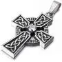 Elfasio Celtic Cross Necklace for Men Cubic Zirconia Stainless Steel Pendant Necklaces Chain 18inch-30inch Elfasio Celtic Cross Necklace for Men Cubic Zirconia Stainless Steel Pendant Necklaces Chain 18inch-30inch