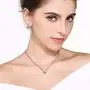 Swarovski Crystal Heart Pendant Necklace Earrings for Women 14K Gold Plated Hypoallergenic Jewelry Set Swarovski Crystal Heart Pendant Necklace Earrings for Women 14K Gold Plated Hypoallergenic Jewelry Set