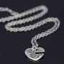 Soul Statement Heart and Key Best Friends Necklace Couples Gifts Jewelry Matching Necklaces