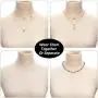 16 Pieces Layered Choker Necklace Adjustable Pendant Necklace Moon Sequins Choker Multilayer Chain Necklace Set for Women Girls