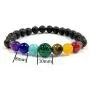 Chakra Bracelet For Women Real Stones - 7 Chakra Beads Bracelet - Healing Bracelet Hand Painted Lotus Diffuser Stretch Bracelet For Women Men Lava Stone 7.25'' Length Chakra Bracelet For Women Real Stones - 7 Chakra Beads Bracelet - Healing Bracelet Hand Painted Lotus Diffuser Stretch Bracelet For Women Men Lava Stone 7.25'' Length