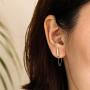 Chain Earrings Dainty Earrings Minimalist Hypoallergenic Earrings for Women Sensitive Ears Gold Stud Earrings for Women Dangle Earrings for Men