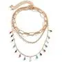 ALAIX Womens Gold Chain Choker Necklace Multilayer Long Necklace Hiphop Style Detachable Colourful Necklace for Women Teen Girls ALAIX Womens Gold Chain Choker Necklace Multilayer Long Necklace Hiphop Style Detachable Colourful Necklace for Women Teen Girls