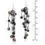 Striking Waterfall Cultured Freshwater Black Pearl .925 Sterling Silver Dangle Earrings Striking Waterfall Cultured Freshwater Black Pearl .925 Sterling Silver Dangle Earrings