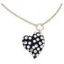 Betsey Johnson Black Heart Bow Pendant Necklace Betsey Johnson Black Heart Bow Pendant Necklace