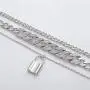 N/Q Layered Hip Hop Chunky Cuban Link Chain Rhinestone Beads Lock Pendant Necklace Bracelet for Women Girl Men Boy Shiny Crystal Bling Punk Cool Unisex Jewelry Set Nightclub Bar Accessory N/Q Layered Hip Hop Chunky Cuban Link Chain Rhinestone Beads Lock Pendant Necklace Bracelet for Women Girl Men Boy Shiny Crystal Bling Punk Cool Unisex Jewelry Set Nightclub Bar Accessory