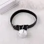2Pcs/Set PU Leather Lace Choker Collar for Women Punk Necklace Cute Bow Lace Girls Cosplay Cat Bell Chokers 2Pcs/Set PU Leather Lace Choker Collar for Women Punk Necklace Cute Bow Lace Girls Cosplay Cat Bell Chokers