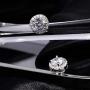 Silver Cubic Zirconia Stud Earrings for Women CZ Stud Earrings Sterling Silver 18k White Gold Plated Halo Stud Hypoallergenic Earrings Simulated Diamond Stud for Girls Fashion Everyday Jewelry