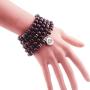GVUSMIL 108 Mala Beads Tiger Eye Stone Bracelet Necklace for Sport Yoga Charm Gemstone Jewelry for Women Men…