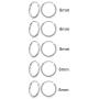 Small Silver Hoop Earrings - 3 Pairs Small Hoop Earrings for Women Men Gifts Hypoallergenic 925 Sterling Silver Hoop Earrings Endless Tiny Hoop Earrings Set for Cartilage Nose Lip Ring(8/10/12mm)