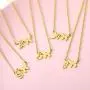 Silove Butterfly Initial Letter Necklaces Gold Choker Charm Necklace Stainless Steel Birthday Jewelry Gifts for Women Teen Girls