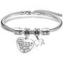 CAROMAY Aunt Bracelet Snake Bangle Adjustable Jewelry Appreciation Birthday Gift Family Present Best Auntie in The World