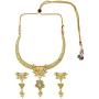 Efulgenz Indian Bollywood Traditional 14 K Gold Plated Kundan Pearl Wedding Choker Necklace Earrings Jewelry Set